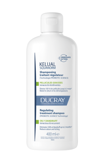 Ducray Kelual Squanorm Oily Shampoo 400 ml
