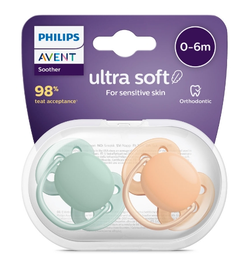 Avent UltraSoft narresmokk 0-6m 2 stk