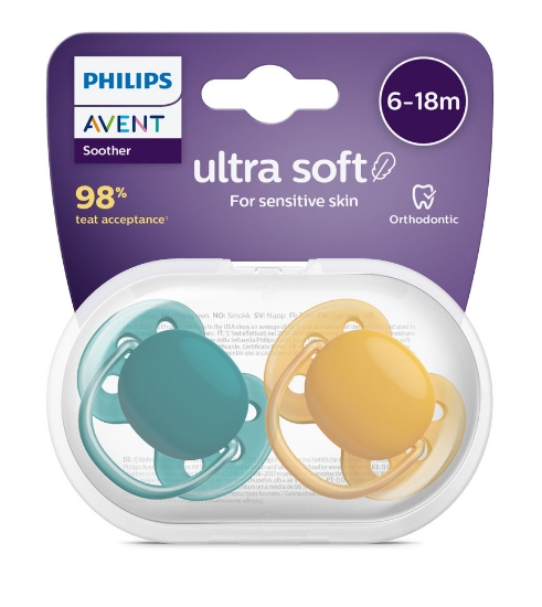 Avent UltraSoft narresmokk 6-18m 2 stk