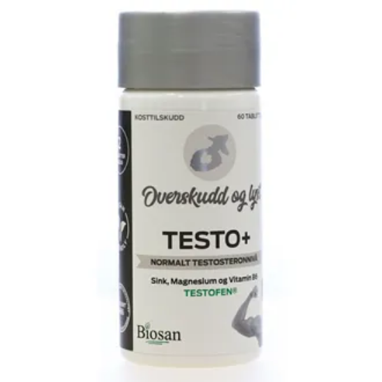 Biosan Testo+ – kosttilskudd for menn