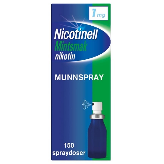 Nicotinell munnspr 1mg/sp mint 150 doser