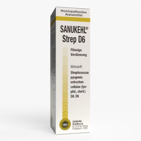 Sanukehl strep dråper d6 10ml D