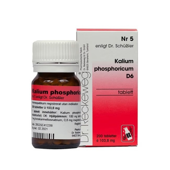 Cellesalt nr.5 Kalium Phos. D6 200 Tabletter