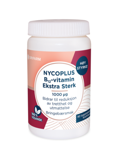 Nycoplus B12 1000 mcg bringbær 90 stk