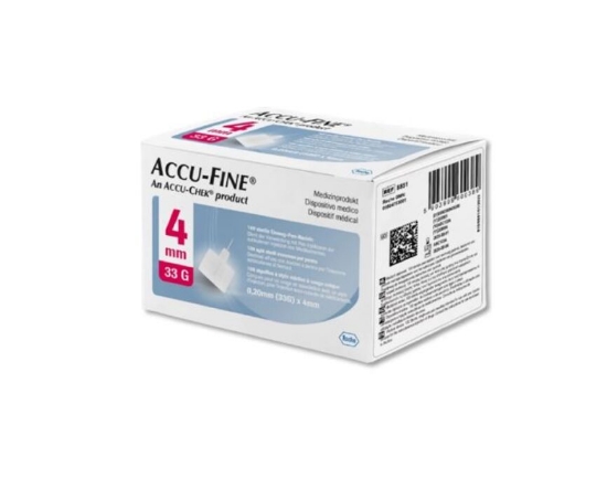Accu-fine pen needle 33G 4mm
