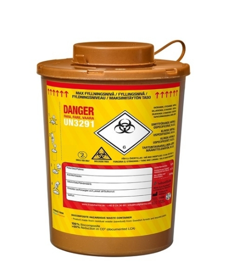 Woodsafe kanylebøtte 3l