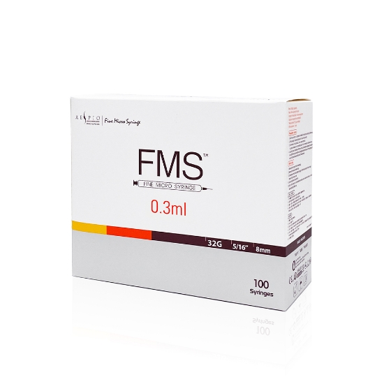 FMS Micro Syringe 32G 0,3ml 100 stk