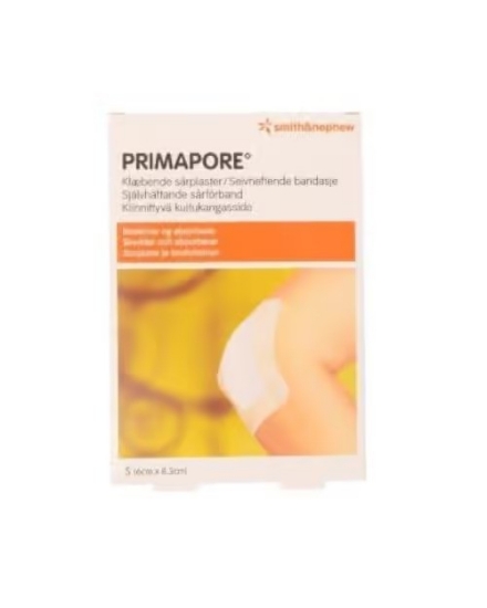 Primapore bandasje 6cmx8,3cm 5 stk