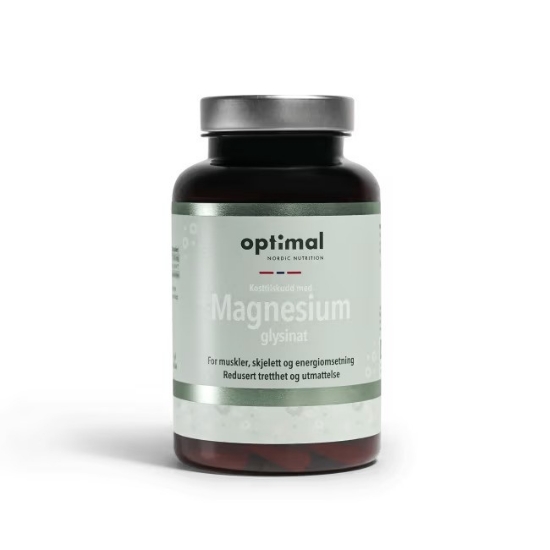 Optimal Nordic Nutrition Magnesium Glysinat 120 kapsler