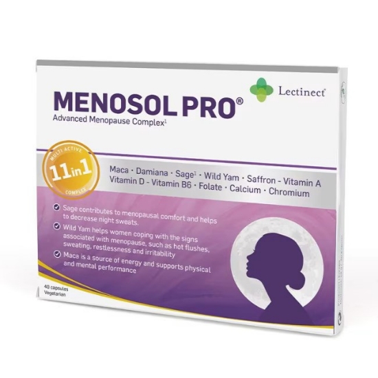 Lectinect Menosol Pro 40 kapsler