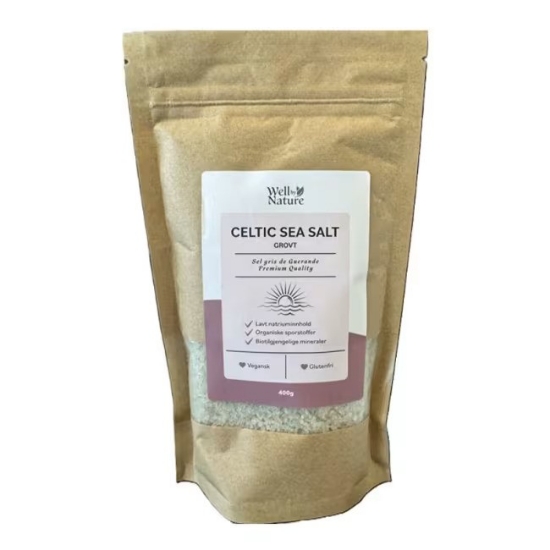Celtic Sea Salt grovt 400g - Uraffinert havsalt med mineraler