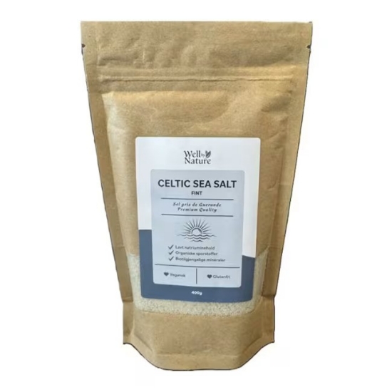 Celtic Salt Fint 400 g – Uraffinert havsalt med mineraler
