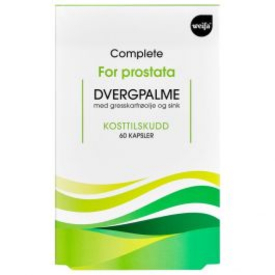 Complete Dvergpalme 60 kapsler – for prostata, vannlatingsplager & sinkstøtte