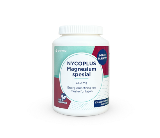 Nycoplus Magnesium Spesial 350 mg – 100 depottabletter