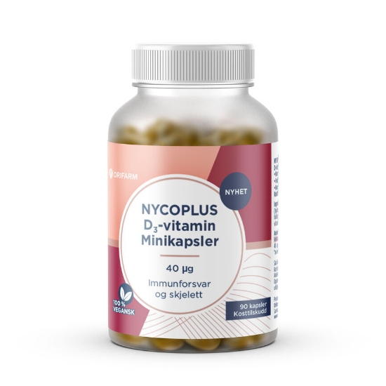 Nycoplus D3-vitamin Minikapsler 40 µg – 90 stk