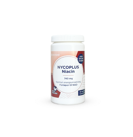 Nycoplus Niacin 740 mg – 60 tabletter