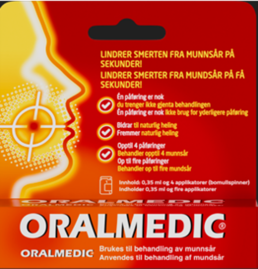 Oralmedic behandling av munnskold – 0,35 ml