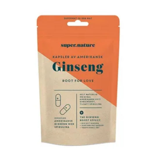 Supernature Amerikansk Ginseng 100 kapsler