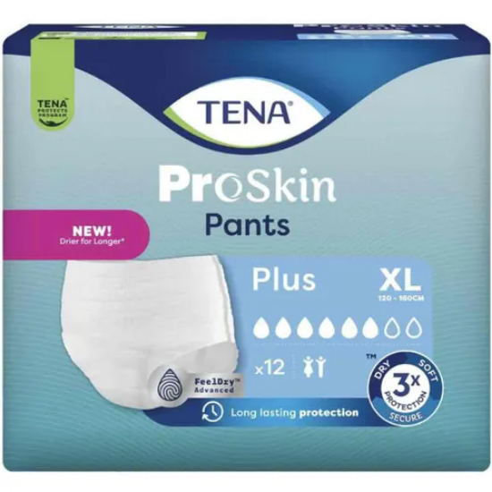 Tena Pants Plus XL Buksebleier 12 stk