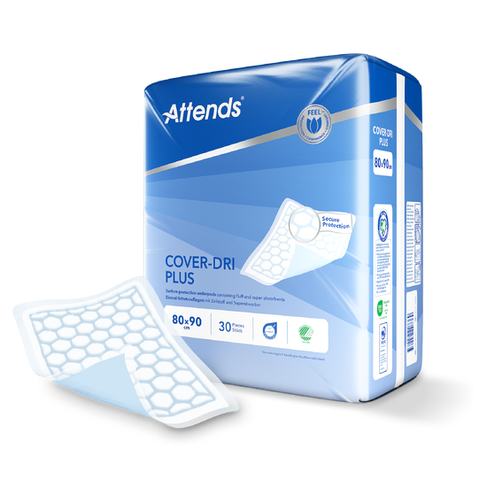 Attends Cover-Dri 80x90 cm stol-/sengebeskyttelse – 30 stk
