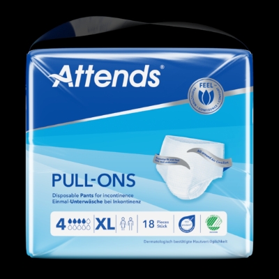 Attends Pull-Ons 4 XL bleiebukse for urinlekkasje 18 stk