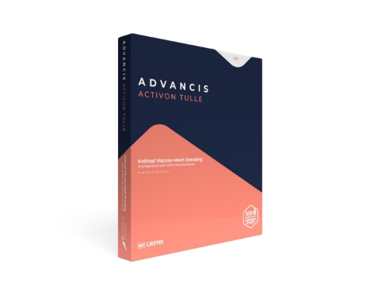 Activon Tulle 5x5cm 5 stk | Honningkompress for sårbehandling