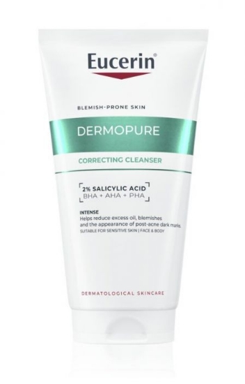 Eucerin DermoPure Correcting Cleanser 150 ml tube