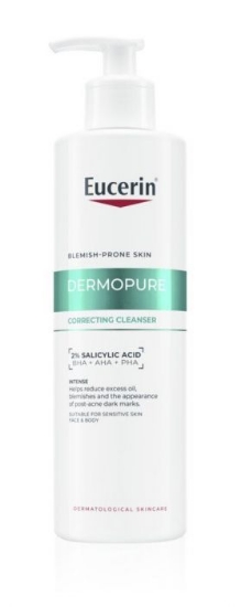 Eucerin DermoPure Correcting Cleanser 400 ml flaske