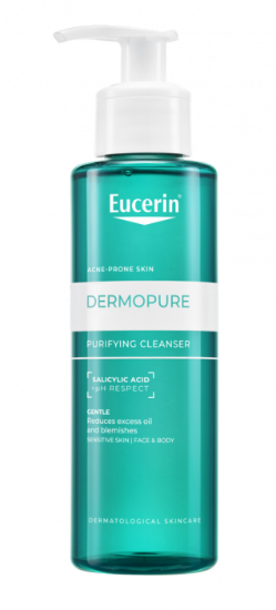 Eucerin DermoPure Purifying Cleanser 200 ml flask