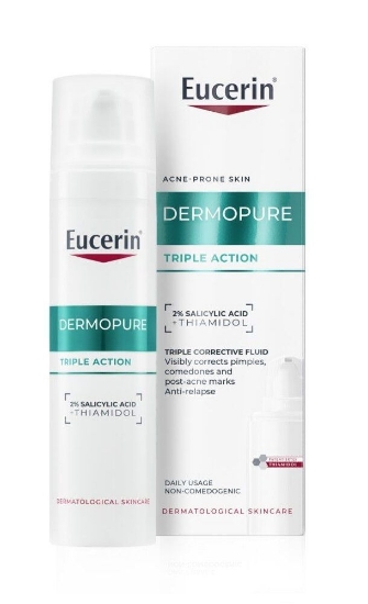 Eucerin DermoPure Triple Action Serum 40 ml flaske