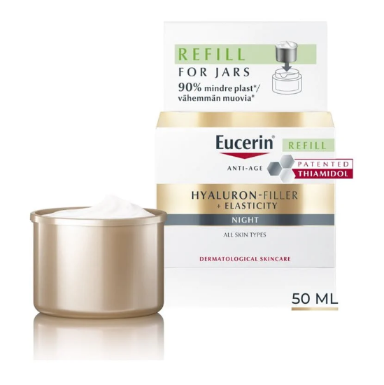 Eucerin Hyaluron‑Filler + Elasticity Night Cream Refill 50 ml