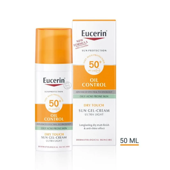 Eucerin Oil Control Sun Gel‑Cream SPF50+ 50 ml 