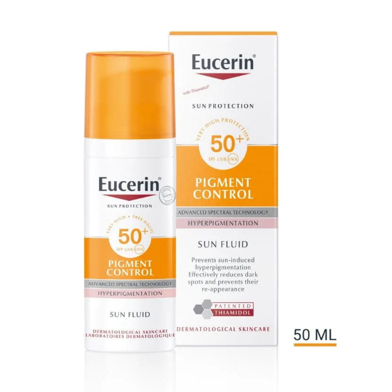 Eucerin Pigment Control Sun Fluid SPF 50+ 50 ml produktbilde