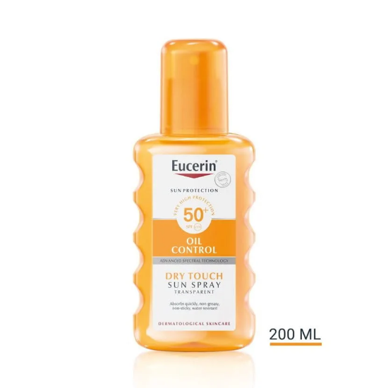 Eucerin Sun Spray Transparent SPF 50+ 200 ml produktbilde