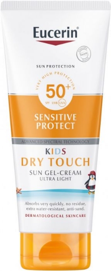 Eucerin Kids Dry Touch SPF 50+ – Solkrem for barn