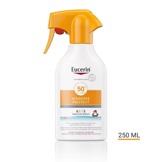 Eucerin Kids Trigger Spray SPF 50+ – Solspray for barn