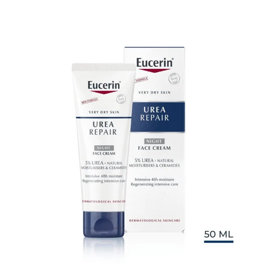 Eucerin Urea Repair Night Face Cream 5% Urea 50ml