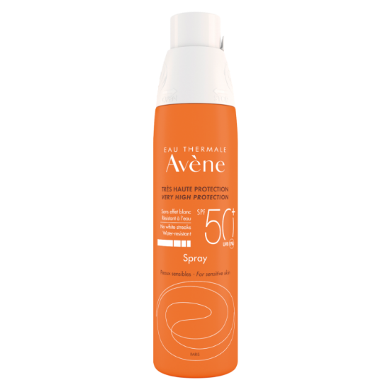Avène Sun Spray SPF50+ 200 ml – lett og vannresistent solspray for sensitiv hud
