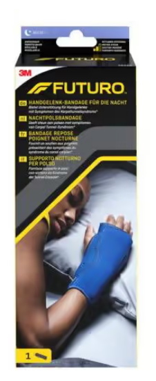 Futuro Håndleddsstøtte for natt – komfortabel støtte som avlaster håndleddet mens du sover