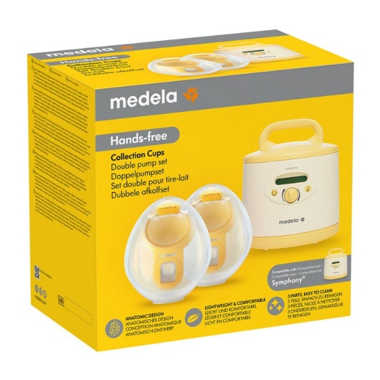 Medela Hands‑free Pumpesett til Symphony – ergonomisk og komfortabelt pumpesett