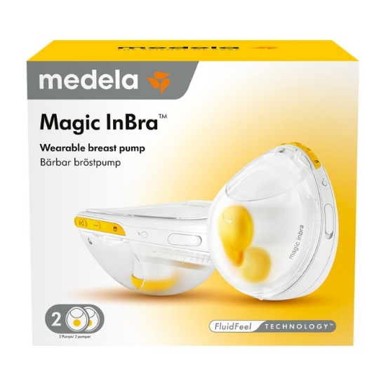 Medela Magic InBra Dobbel Brystpumpe – hands‑free og trådløs pumpe for effektiv pumping