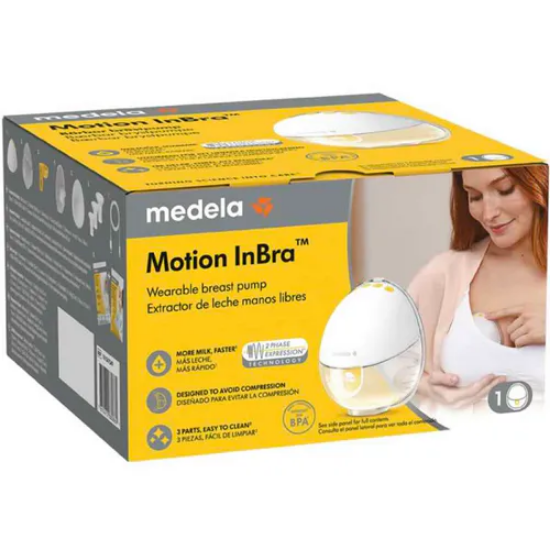 Medela Motion InBra Singel Elektrisk Brystpumpe – trådløs og hands‑free pumpe.
