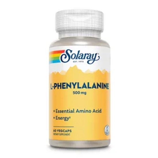 Solaray L-fenylalanin 500 mg 60 kapsler