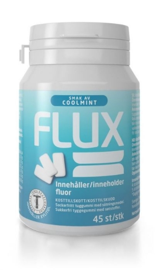 Flux Coolmint Tyggegummi Boks 45 stk 