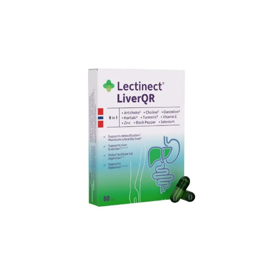 Lectinect liverQR – 60 kapsler | Lever & fettomsetning