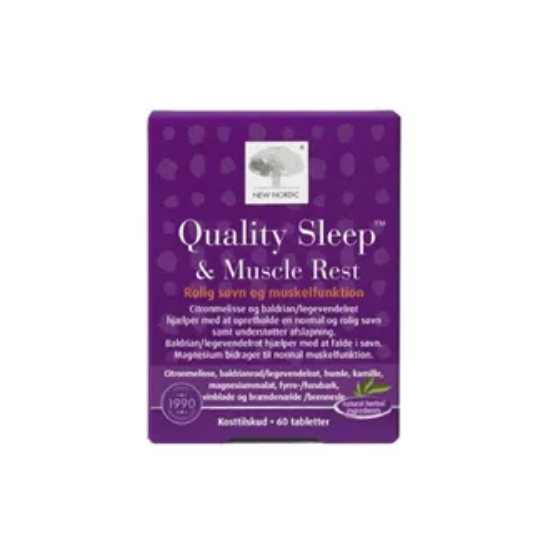 Quality Sleep & Muscle Rest – 60 tabletter 