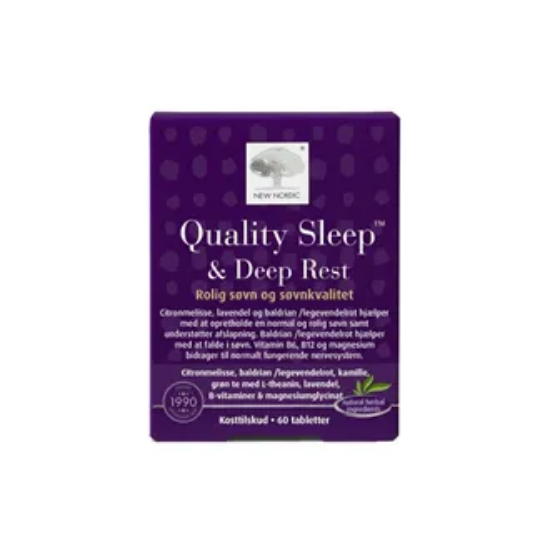 New Nordic Quality Sleep & Deep Rest – 60 tabletter | Dyp søvn