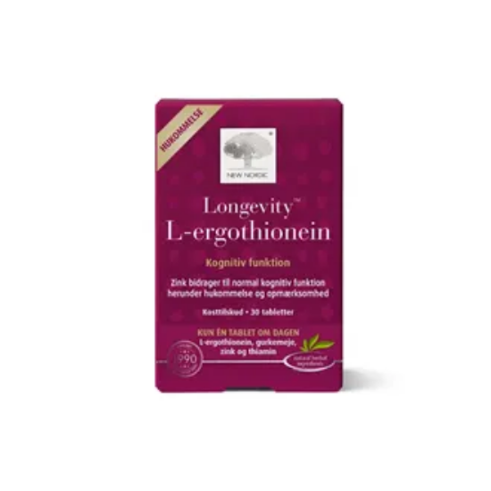New Nordic Longevity L‑Ergothionein – 30 tabletter