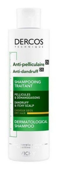 Vichy Dercos Flass‑Sjampo Tørr Hodebunn 200 ml