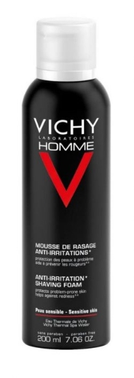 Vichy Homme barberingsskum for sensitiv hud 200m